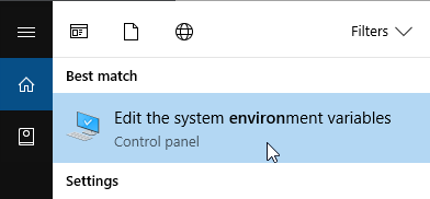 environment variables