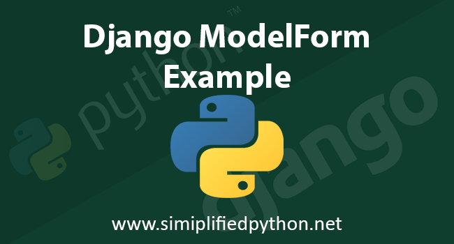 django modelform example