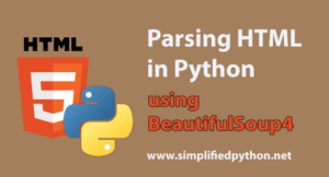 Parsing HTML in Python using BeautifulSoup4 Tutorial