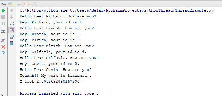 python threading example