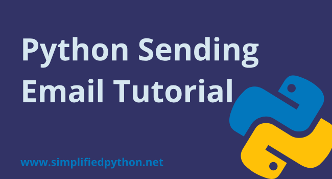 python sending email tutorial