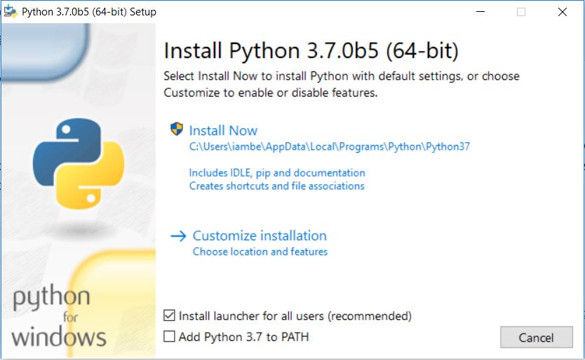 Installing Python