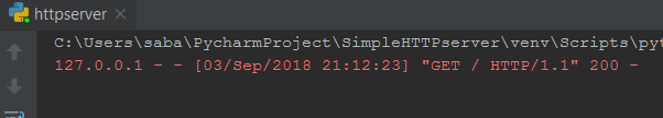 Python Simple HTTP Server