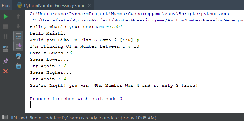 Python Number Guessing Game