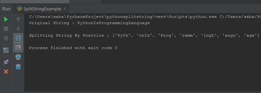 Python Split String By Character