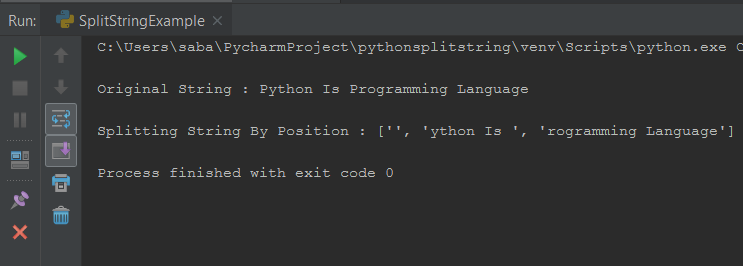 Python Split String By Character