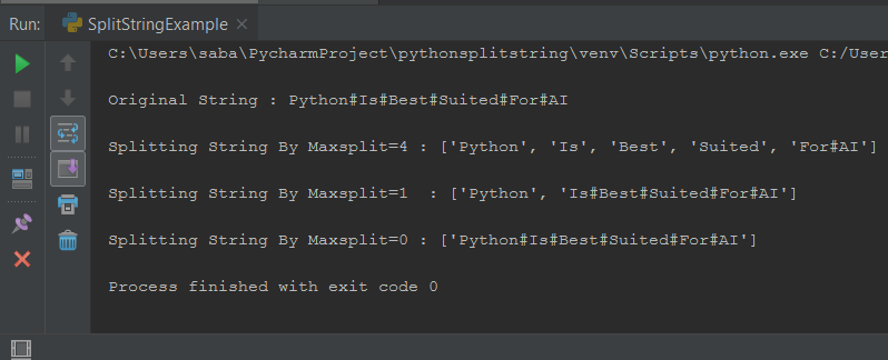 Python Split String By Character