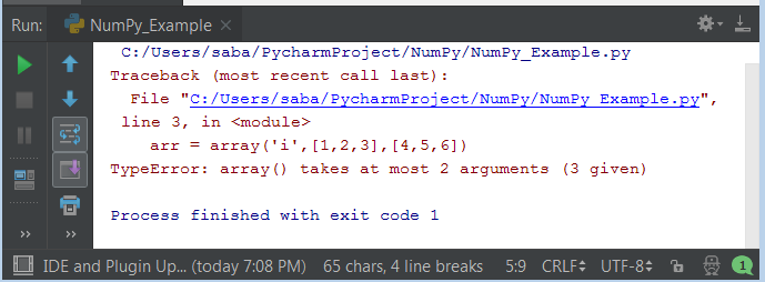 Python NumPy