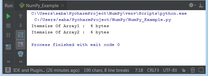 Python NumPy Operations