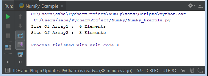 Python NumPy Operations