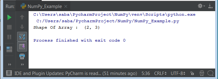 Python NumPy Operations