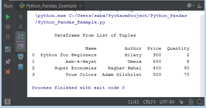 Python Pandas Tutorial