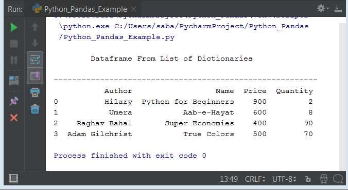 Python Pandas Tutorial