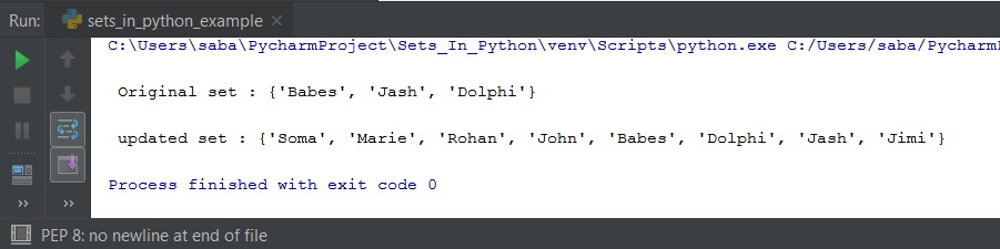 Sets In Python
