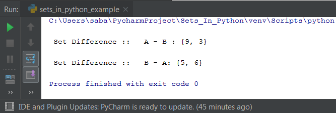 Sets In Python