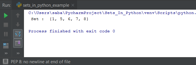 Sets In Python