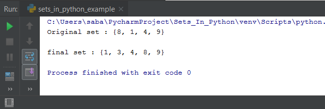 Sets In Python