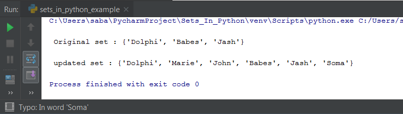 Sets In Python