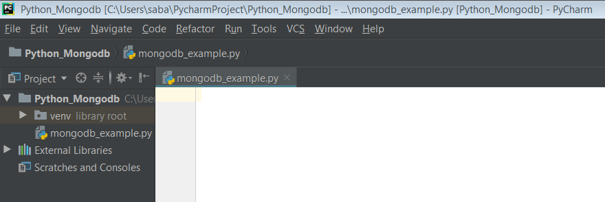 Python MongoDB Connection