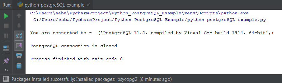 Python PostgreSQL