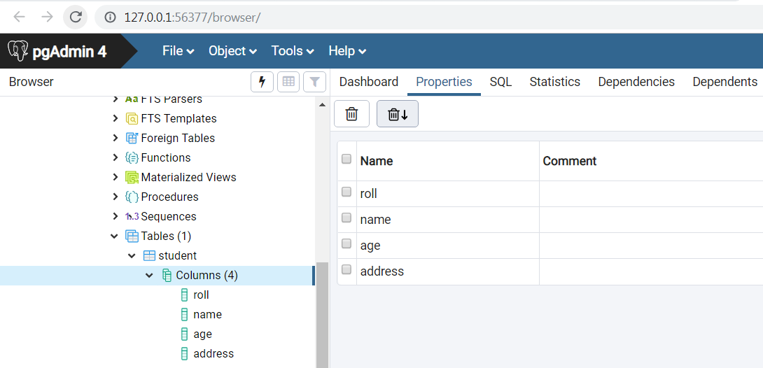 Python PostgreSQL