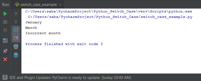 Python Switch Case Statement