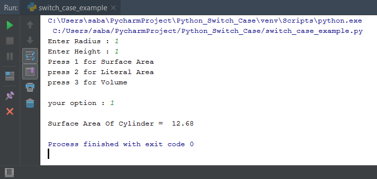 Python Switch Case Statement