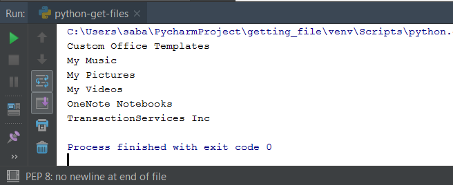 Python Get Files In Directory