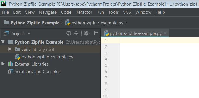 Python Zip File Example