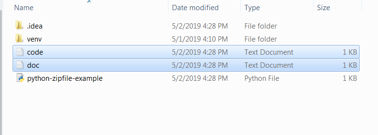 Python Zip File Example