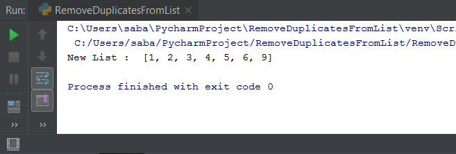 Python Remove Duplicates From List