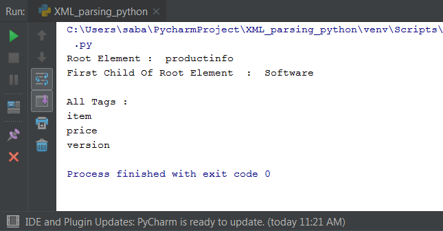 XML Parsing In Python